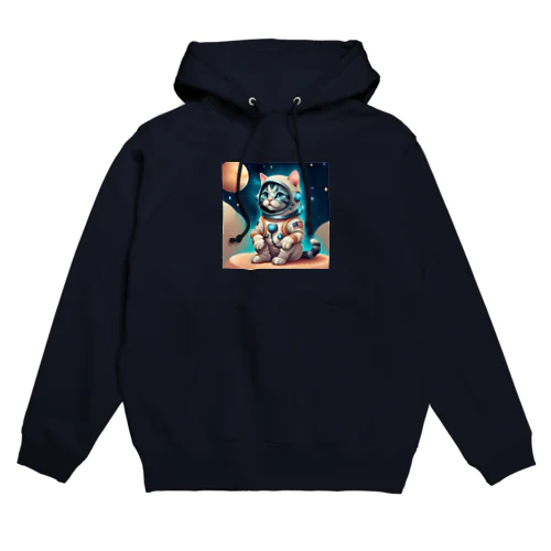 宇宙を旅する猫 Hoodie