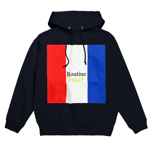 ルーティン 国旗ロゴ Hoodie