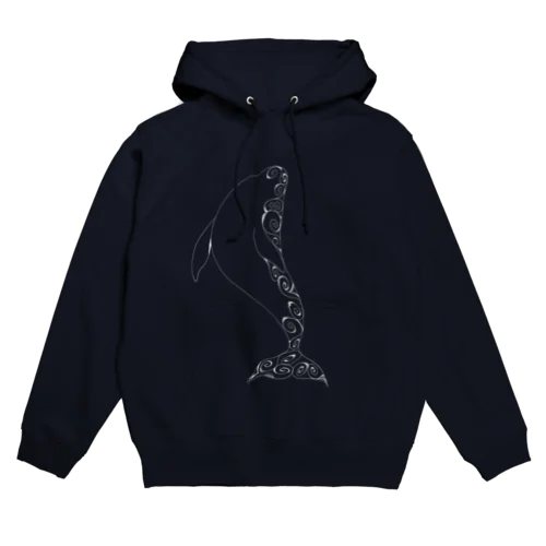 クジラ[white] Hoodie