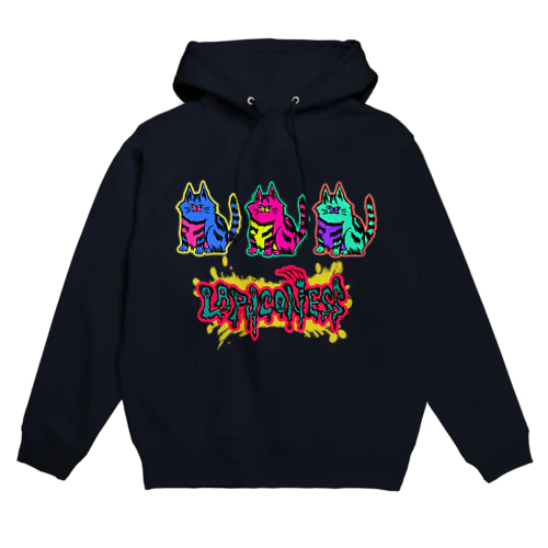 3匹のラフ子ネス Hoodie