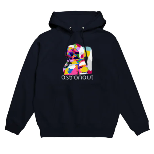 カラフルな宇宙飛行士 Hoodie