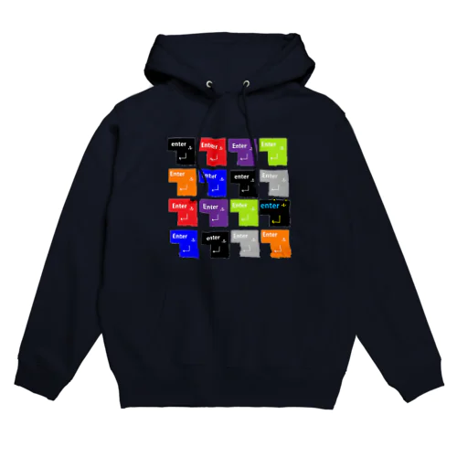 (・Σ・)のエンターキー Hoodie