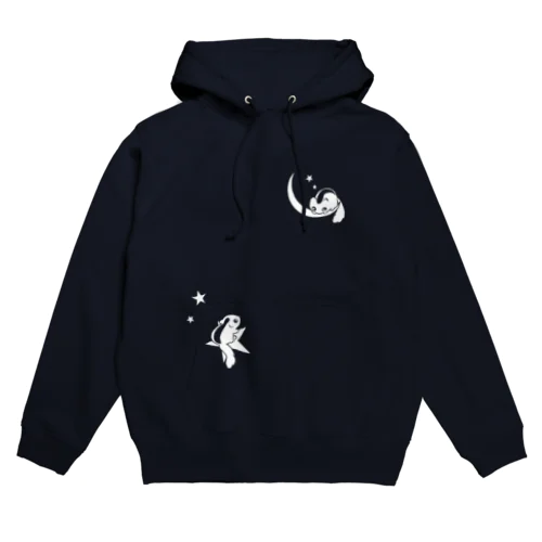 夜空にあそぶヤマネ Hoodie