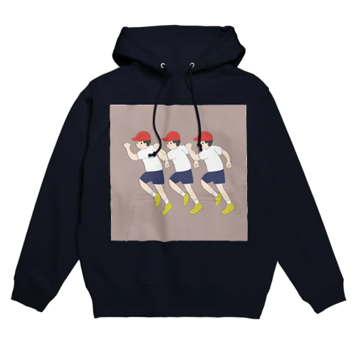 活気グラフィック「運動会」 Hoodie