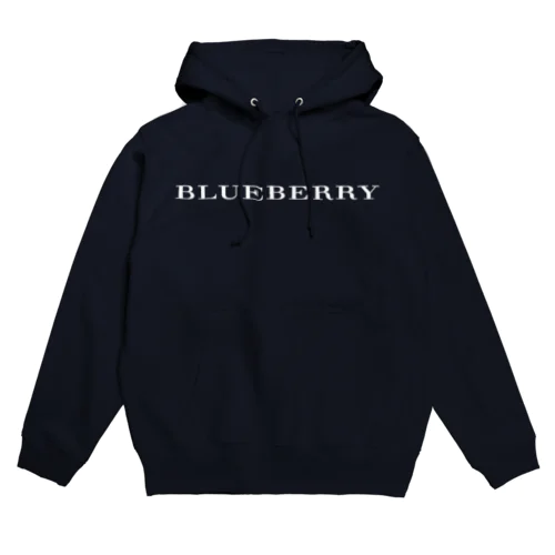 BLUEBERRY -ブルーベリー- 白ロゴ Hoodie