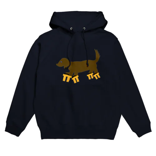 高下駄を履いた犬 Hoodie