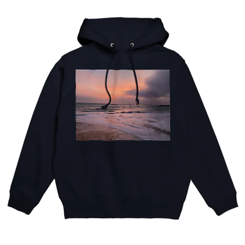 水平線 Hoodie