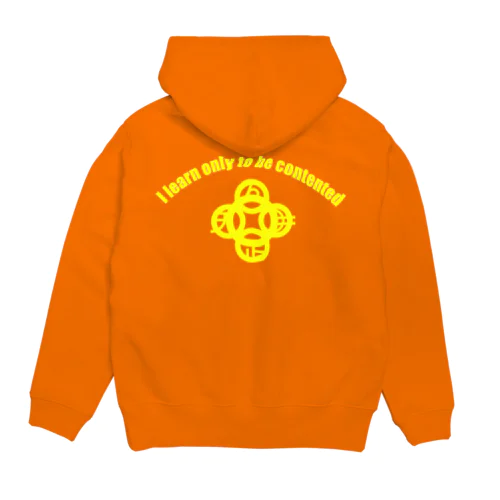 吾唯足知h.t.ショルダーアーチ黄色・黄色 Hoodie