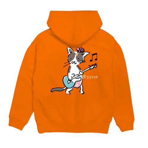 ミケ猫　フーニャ　ギタリスト Hoodie