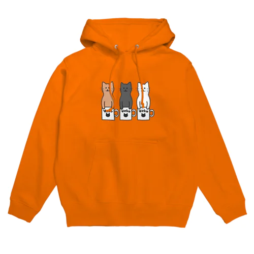 【猫コップ】 Hoodie