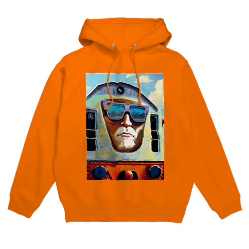 バイブス上がる電車 Hoodie