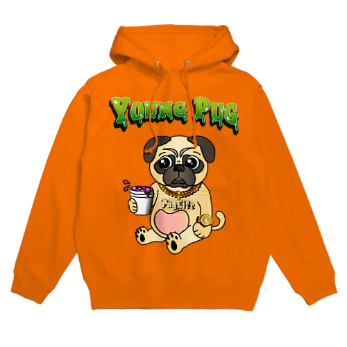 YOUNG PUG パーカー