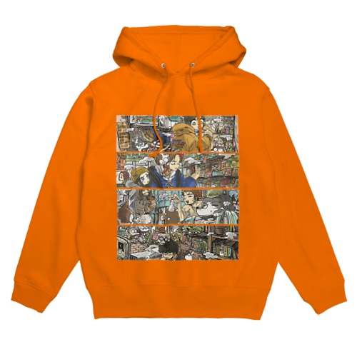 たっぷり気まぐれ珍獣戯画 Hoodie