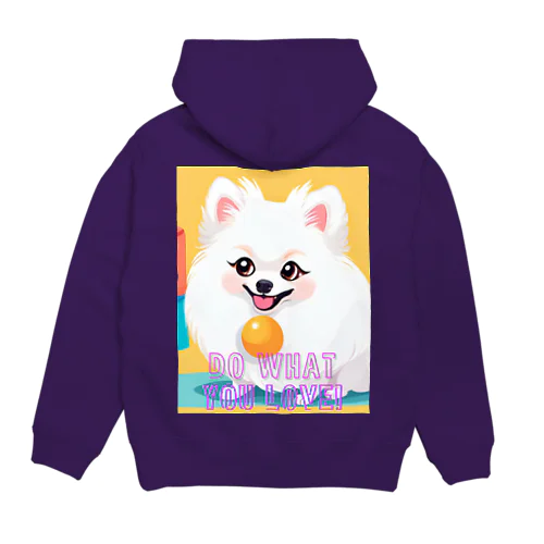 清楚系白ポメ　ポメ子 Hoodie