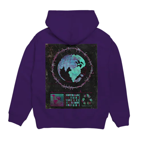 WIRE EARTH (BLACK) Hoodie