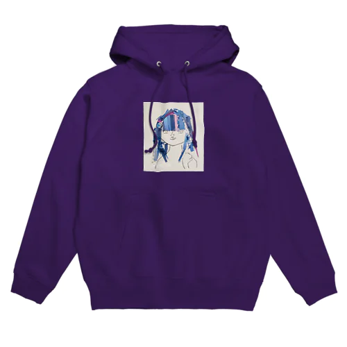 マステ絵こぶし乙女 Hoodie