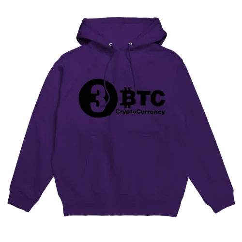 3BTC(Black-Logo) パーカー