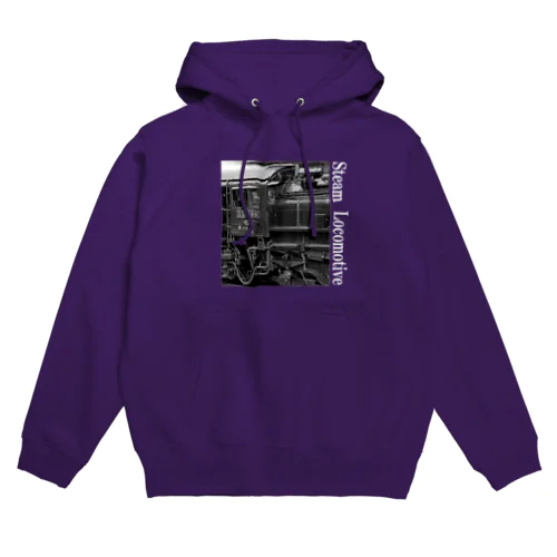 D51498 運転席周辺 白いレタリング （モノクロフォト） Hoodie