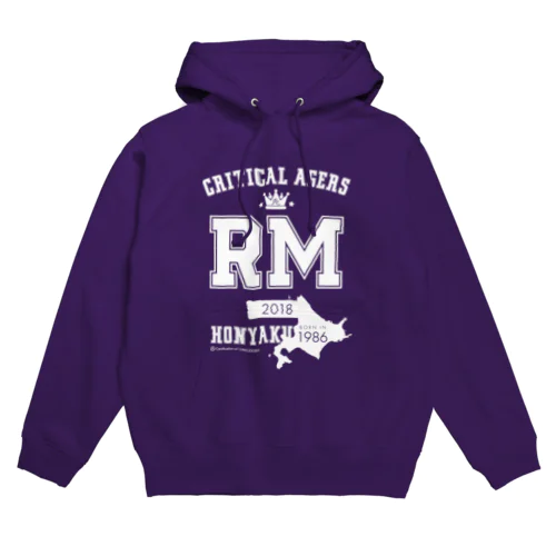 CRITICAL AGERS RM（ホワイトロゴ） Hoodie