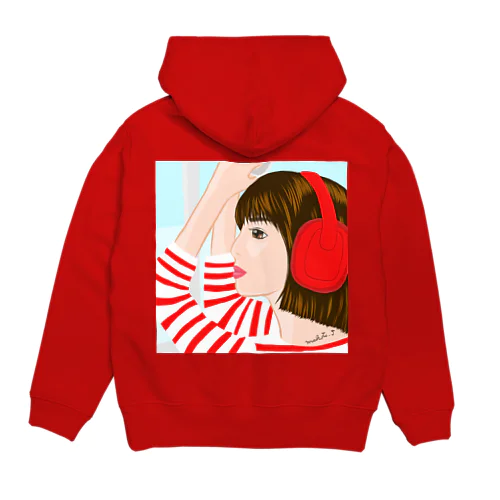 ヘッドホンガール Hoodie