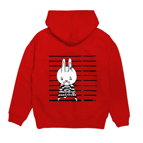 自由刑もちもちうさぎ Hoodie