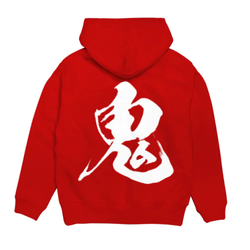 鬼（白） Hoodie