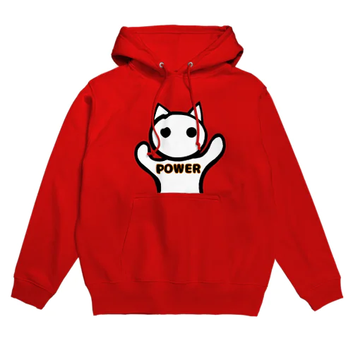 パワー猫 Hoodie