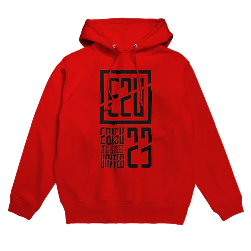 E2U_black Hoodie