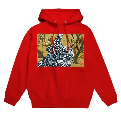 こうはくばいずびょうぶ Hoodie