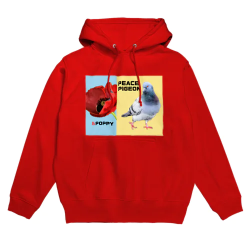 PEACE  PIGEON ＆POPPY Hoodie