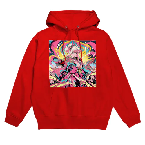 絢爛華麗♪着物ガール Hoodie