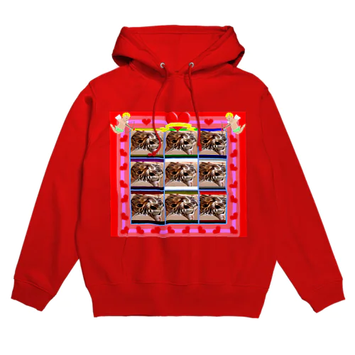 逆さニャンコ(キッシュ)9匹揃い踏み Hoodie