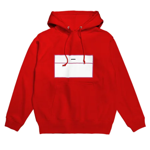 ゼッケン風 Hoodie