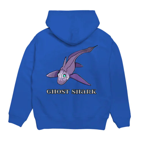 Ghost Shark バックプリント Hoodie