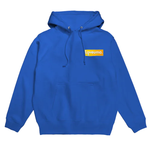 Loveuma. Box Logo Hoodie