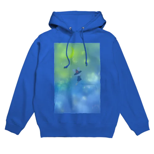 夜を飛ぶ魔法使い（ウサギ） Hoodie