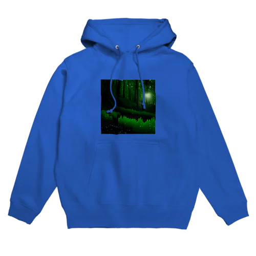 朝露が輝く森 Hoodie