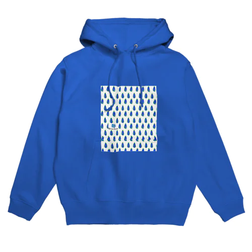 simple blue Hoodie