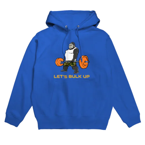 デッドリフトゴリラ紺 Hoodie