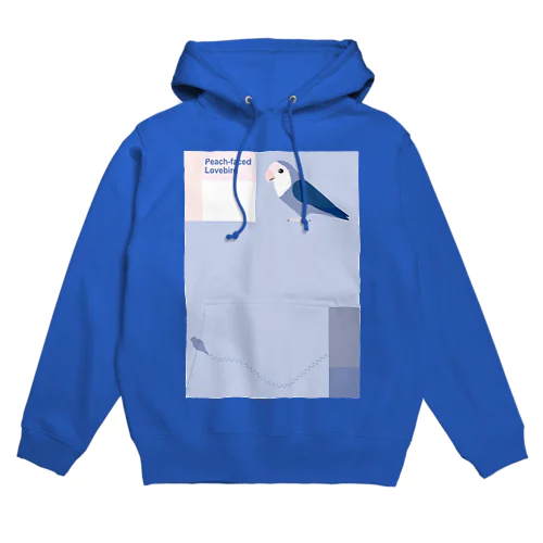 アブストラクト・バード（コザクラインコ・バイオレット） Hoodie