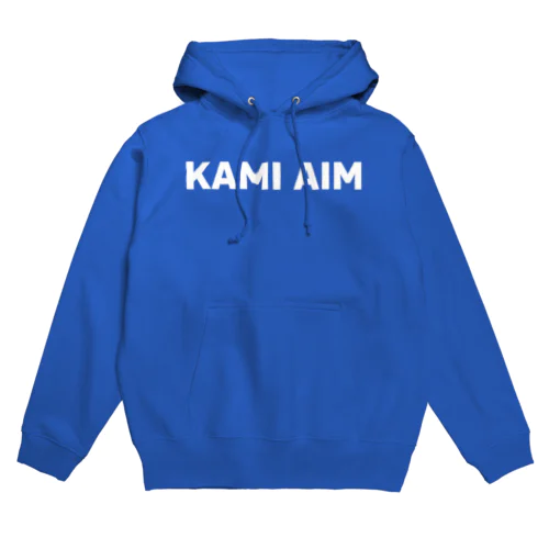 KAMI AIM WHITE パーカー