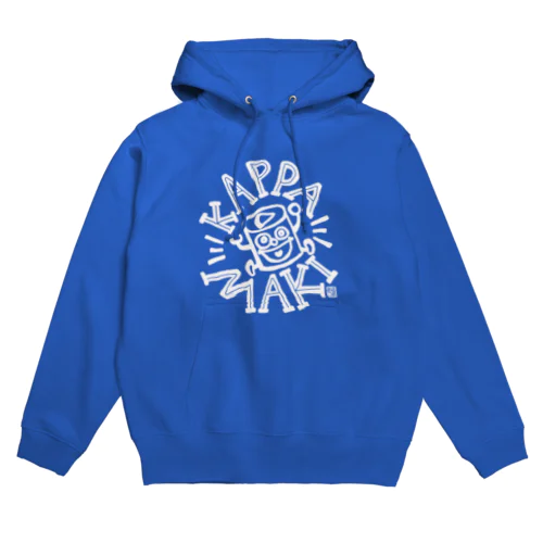 かっぱ巻き　白の柄 Hoodie