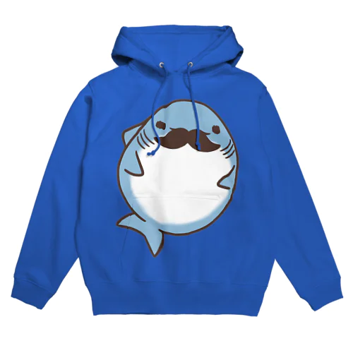 ぽっちゃり ちょび髭鮫 Hoodie