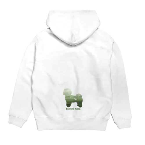 空と森と犬　ピジョンフリーゼ Hoodie