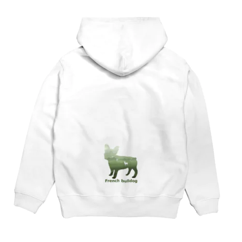 空と森と犬　フレブル Hoodie