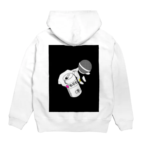 マイクビールハンド Hoodie