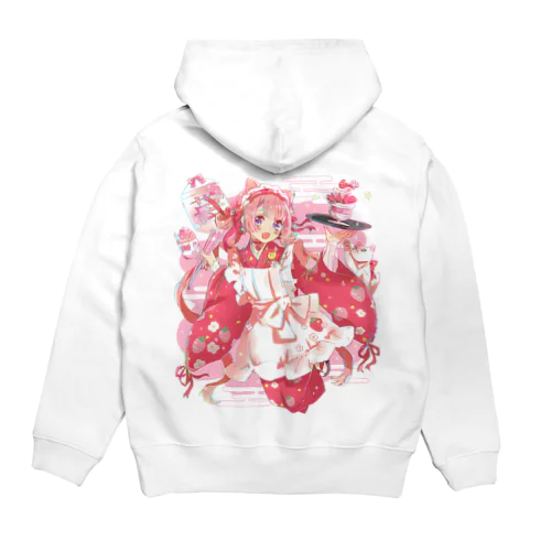 苺亭の看板猫娘 Hoodie