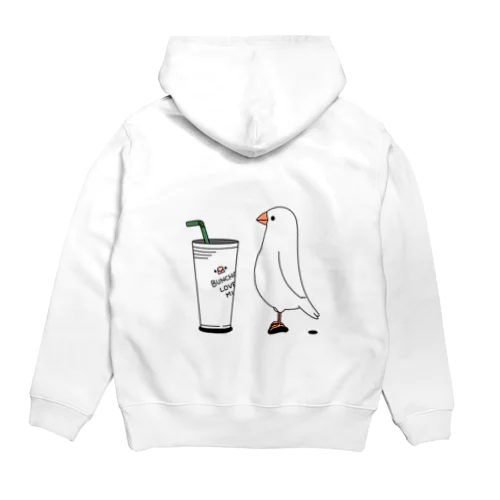 カフェ文鳥 Hoodie