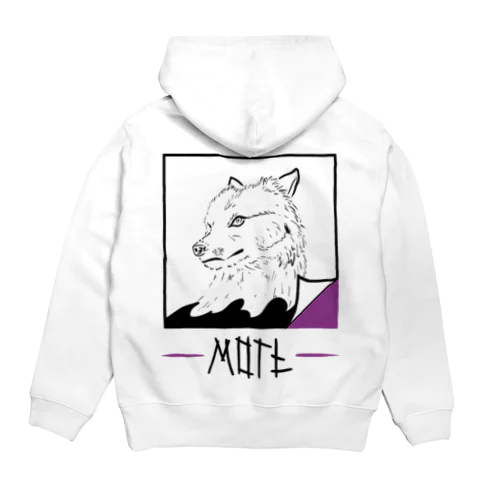 WOLF （両面プリント） Hoodie