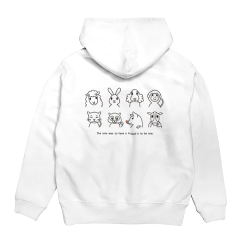 動物大集合！（チャリティー） Hoodie